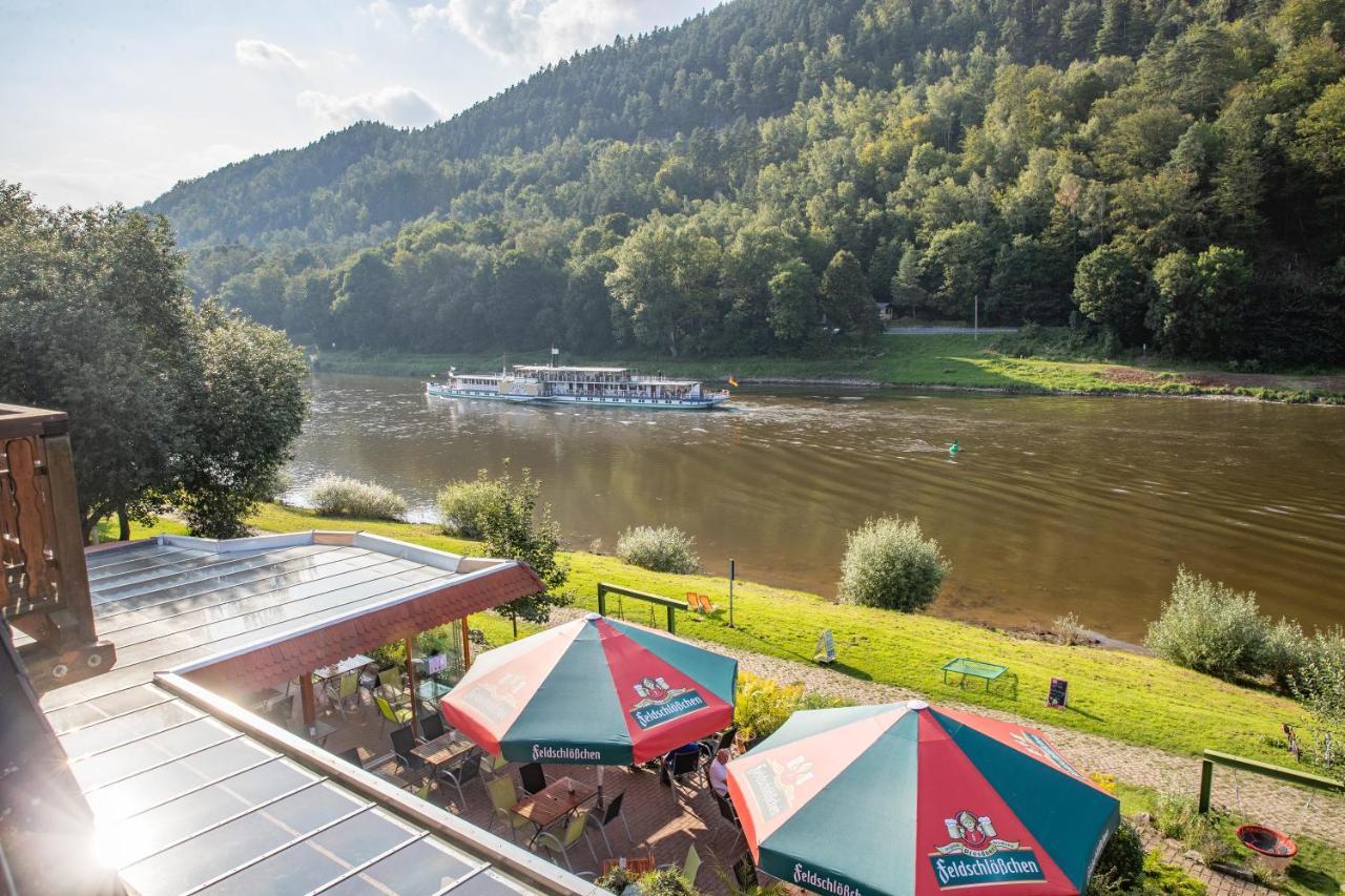 Pension Bomaetscher Königstein an der Elbe Eksteriør bilde