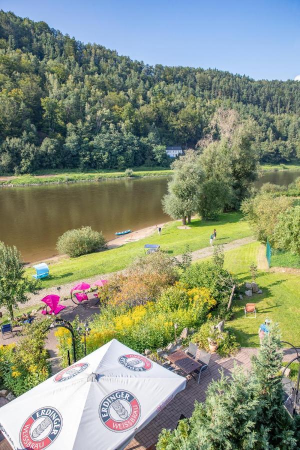 Pension Bomaetscher Königstein an der Elbe Eksteriør bilde